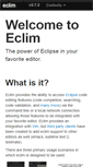 Mobile Screenshot of eclim.org