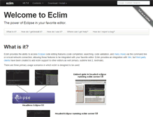 Tablet Screenshot of eclim.org